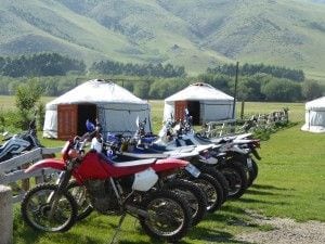 bikes-lined-up-at-a-ger-camp-300x225